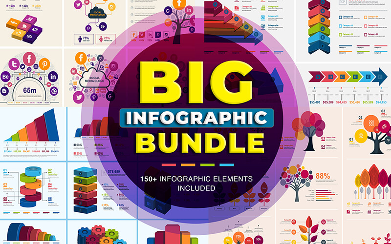 infographic elements bundle