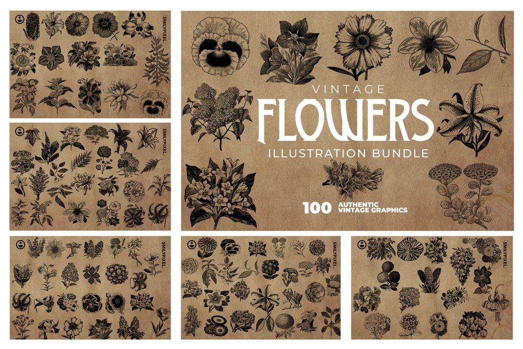 vintage-flowers-illustration