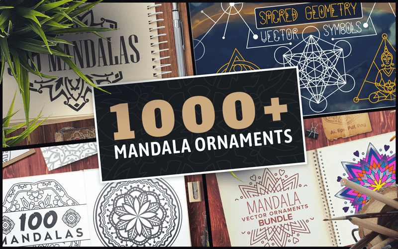 $12 (reg $191) 1000+ Mandala O...