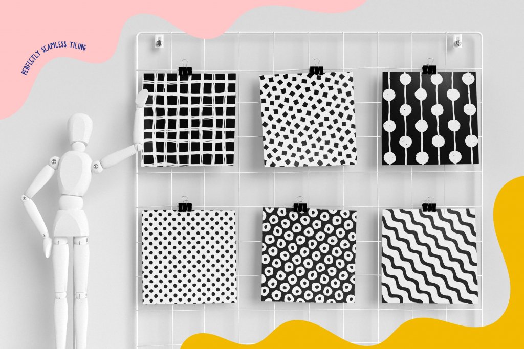 black-and-white-shapes