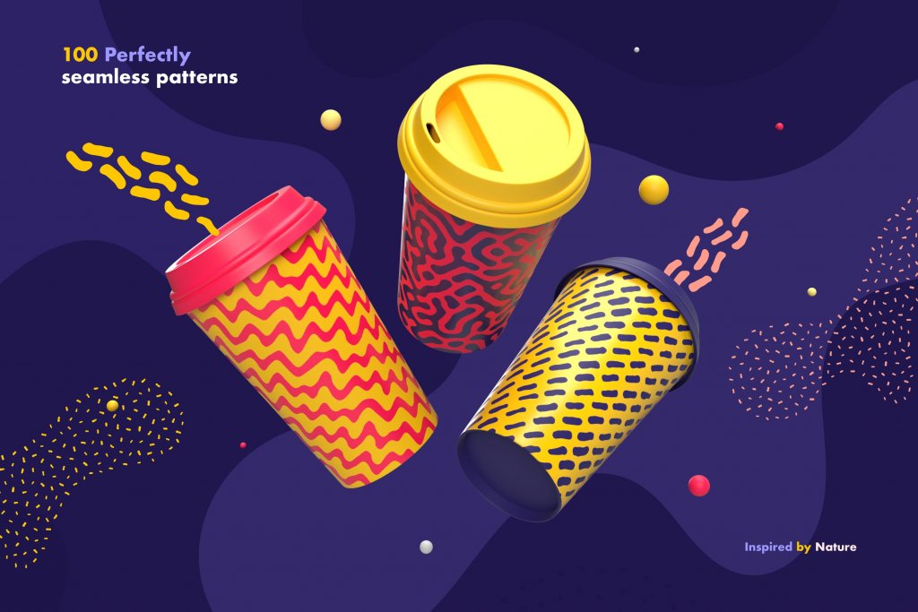 seamless-patterns and shapes