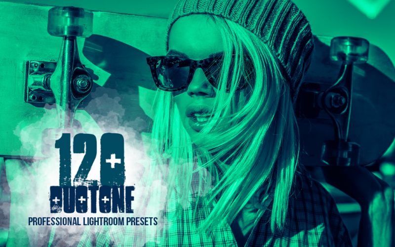 A preview image of the Duotone Professional Lightroom Presets included in the bundle