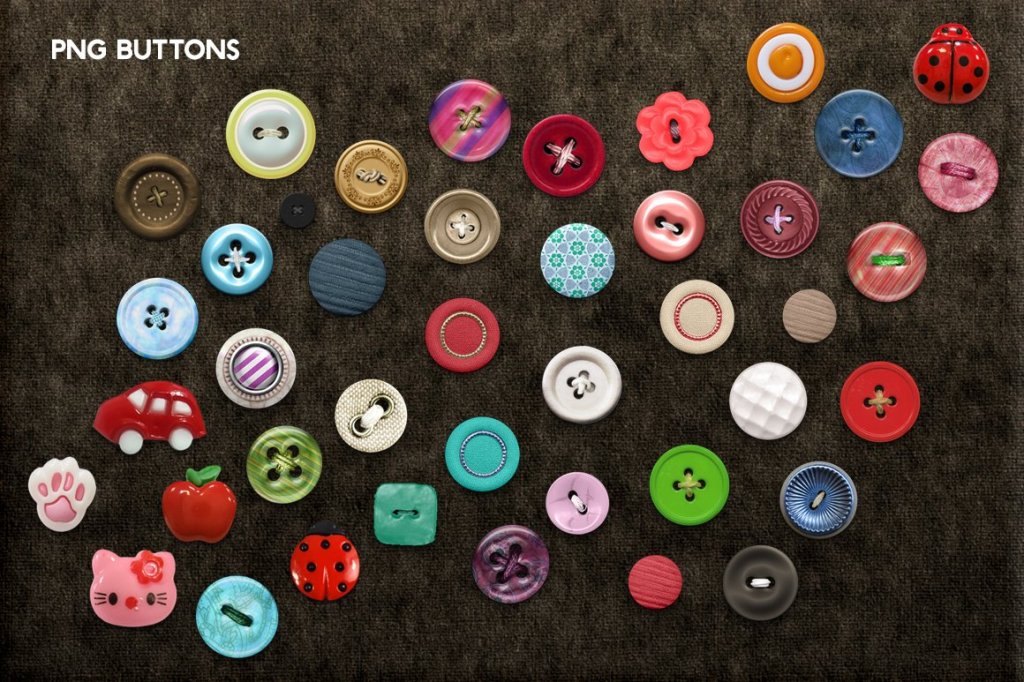 Patchwork Effect Photoshop Toolkit - buttons png