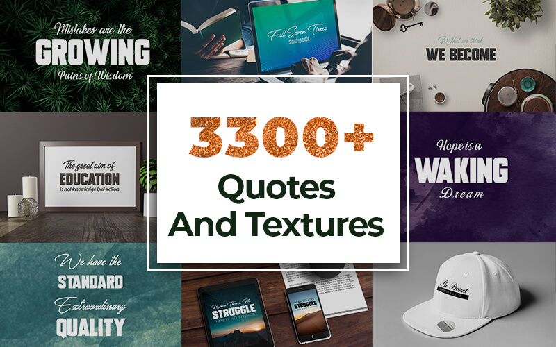 3300+ Quotes And Textures Bundle