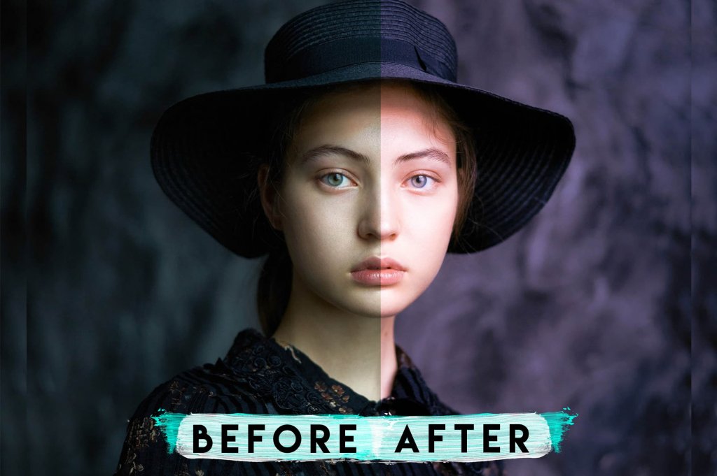 lightroom presets applied to an image of a woman