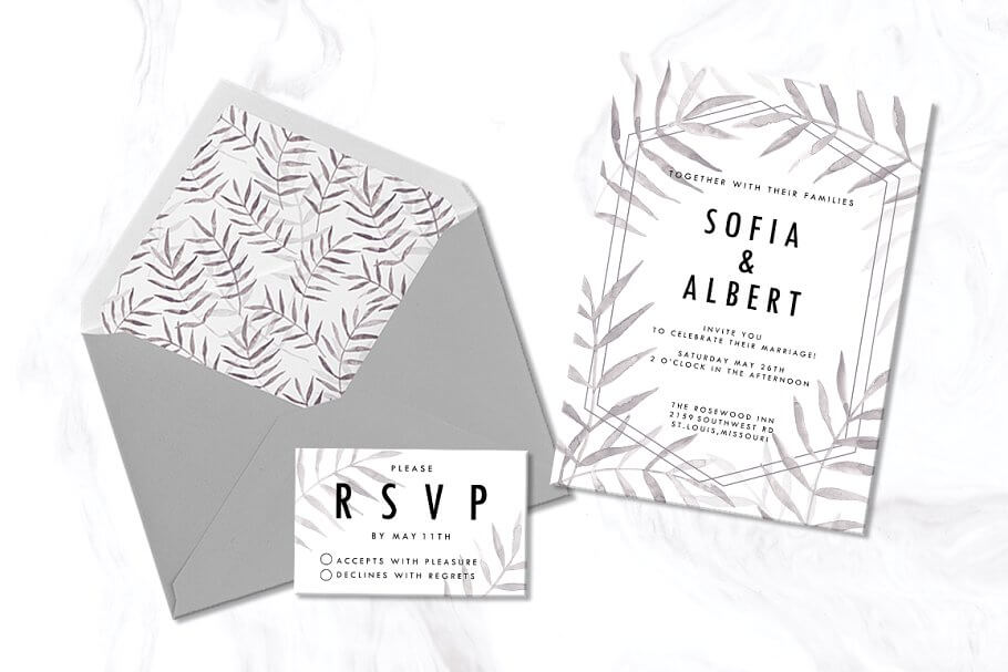 tropical shadows watercolor set mockups tropical shadows watercolor set mockups