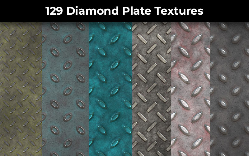 Diamond plate textures