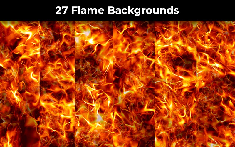 Flame backgrounds