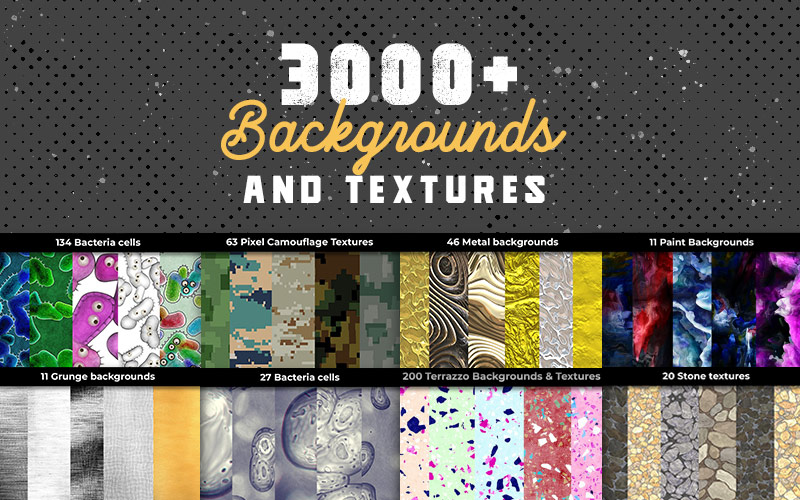 3000+ High Resolution Backgrounds and Textures