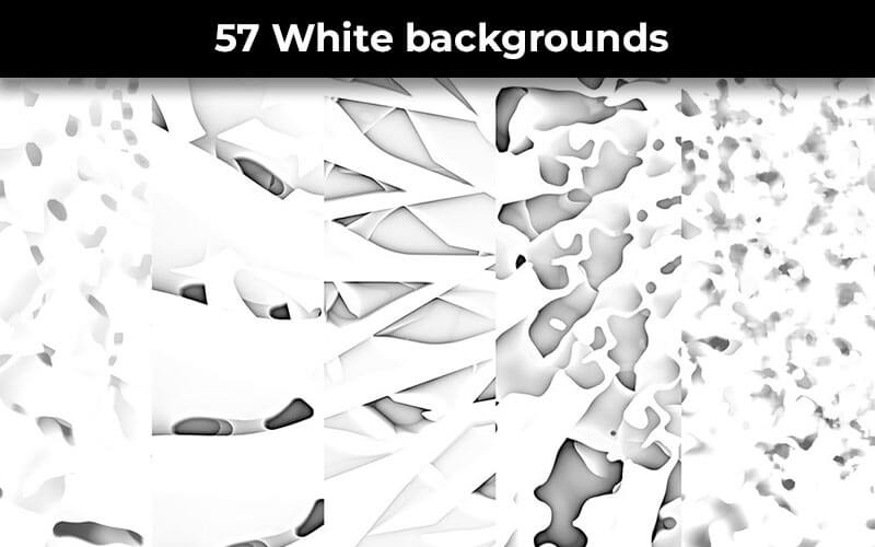 White backgrounds