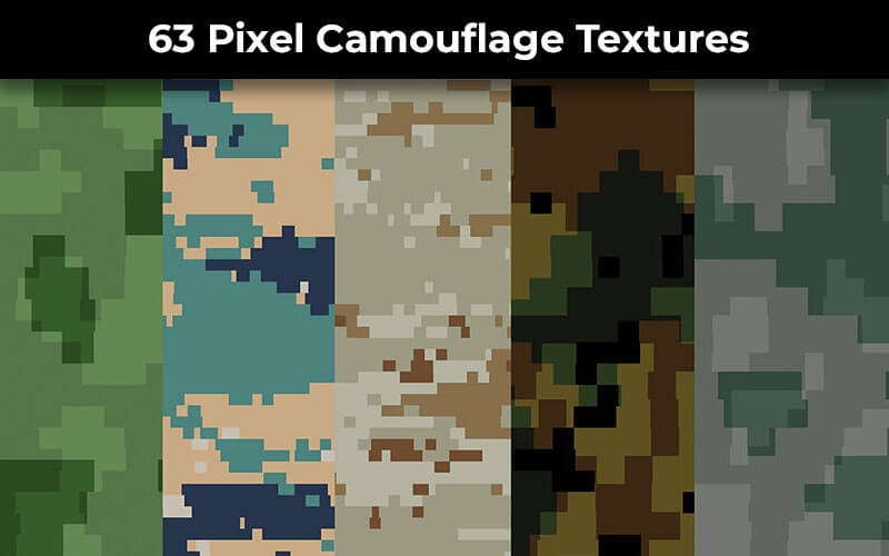 Pixel Camouflage Textures