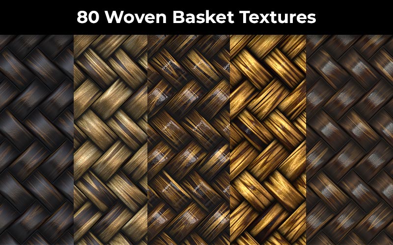 Woven basket textures
