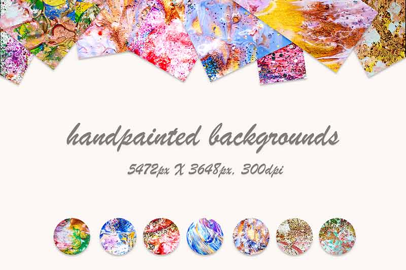 1196 Handmade Backgrounds Bundle