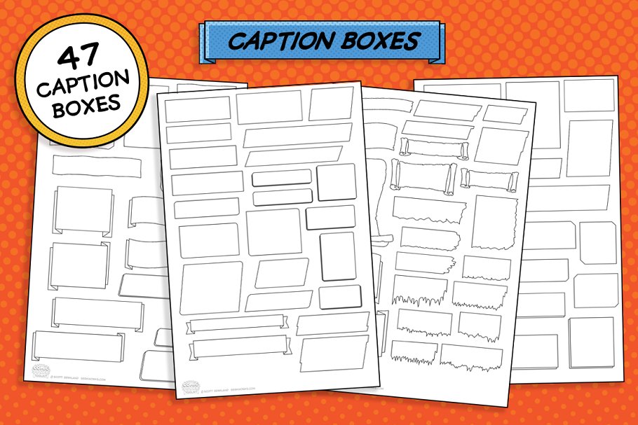 Caption boxes