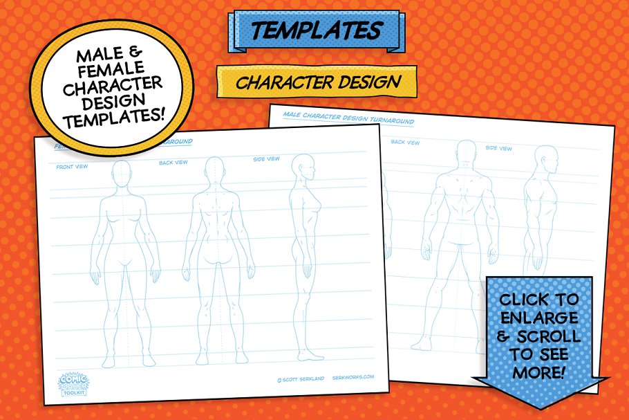 Character Design Templates
