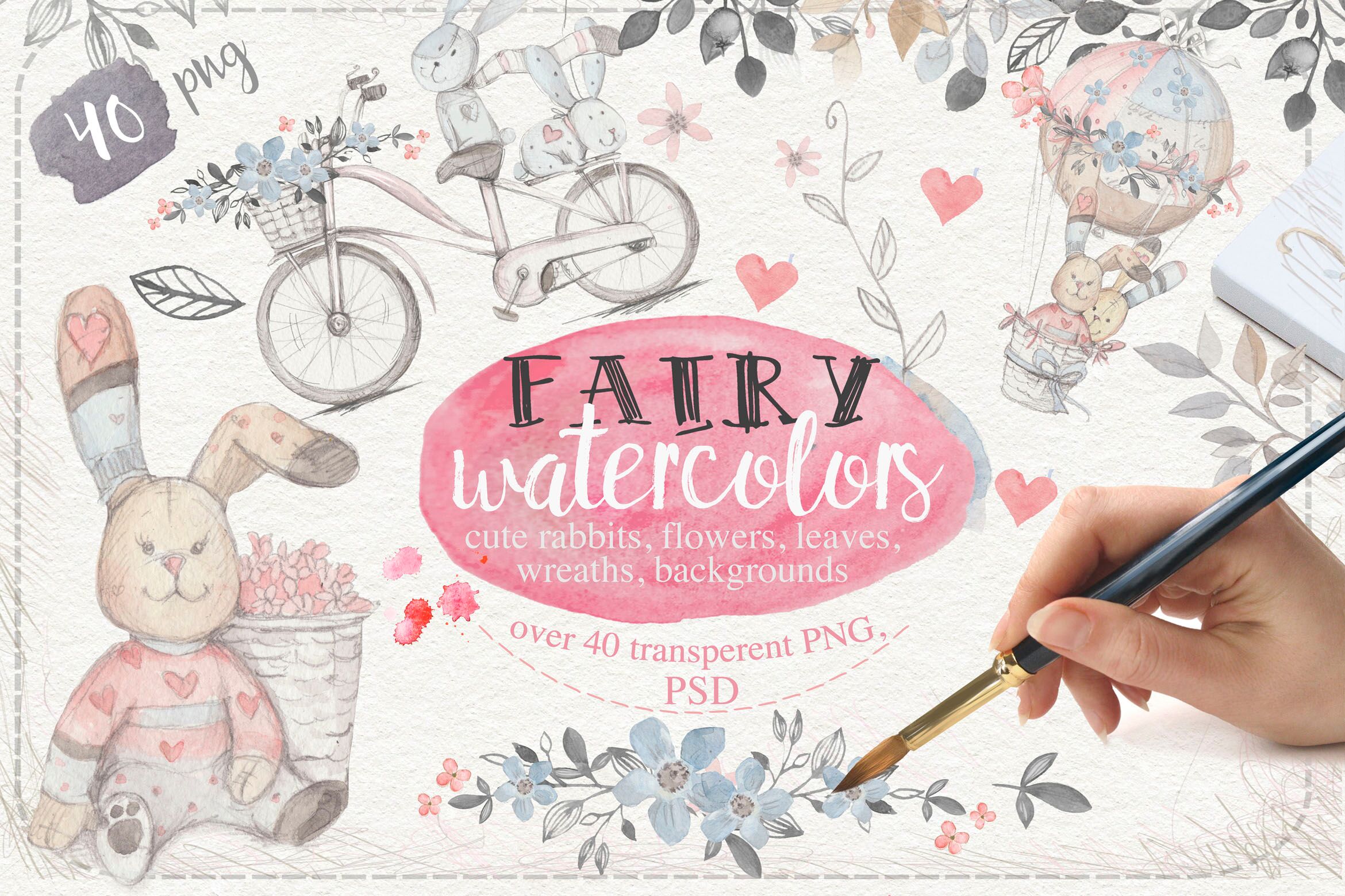 Fairy watercolors
