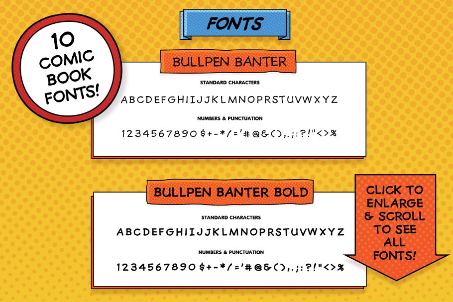 Comic Book Fonts