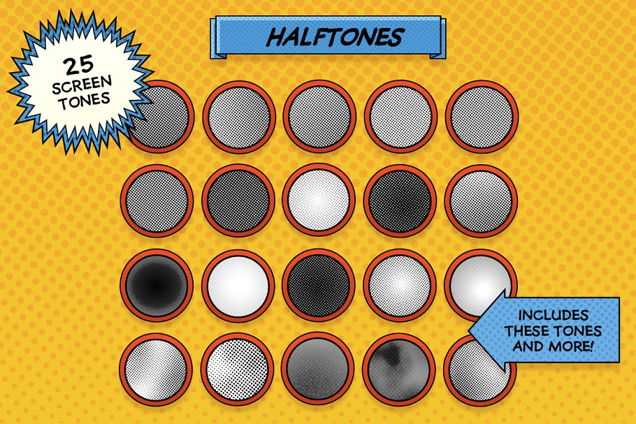 Half tone Screentones