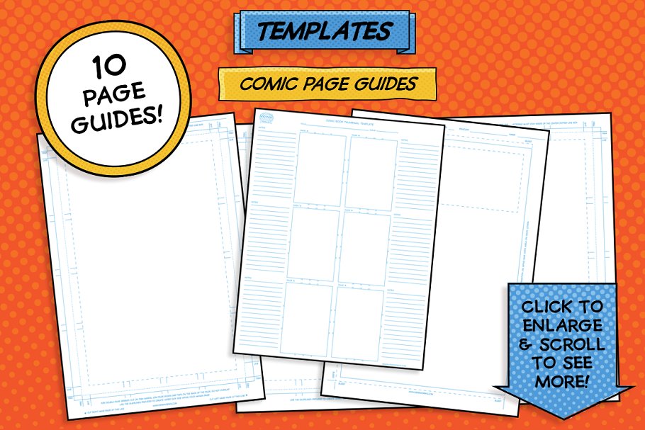 Comic Page Guides & Templates