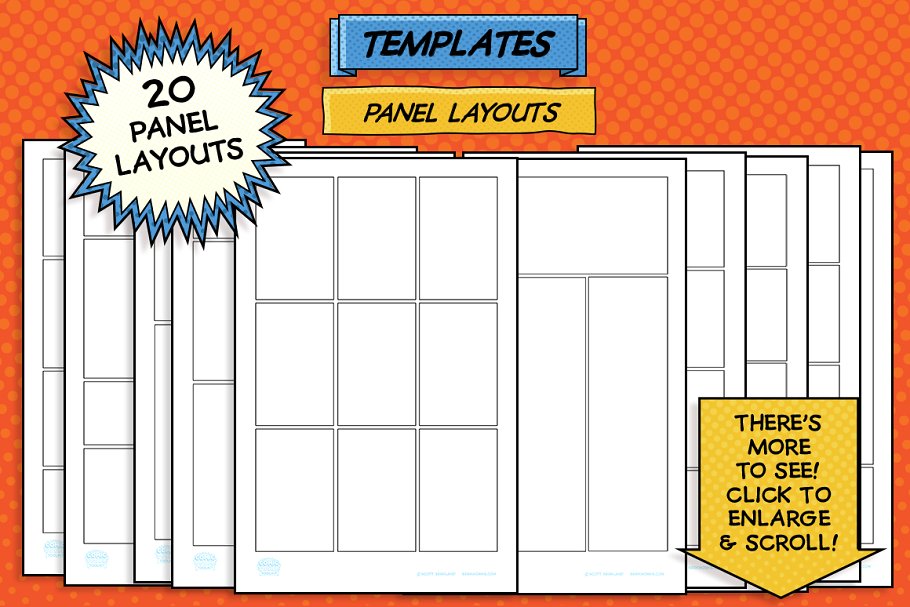 Manga Panel Templates