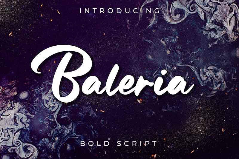 baleria - premium typefaces
