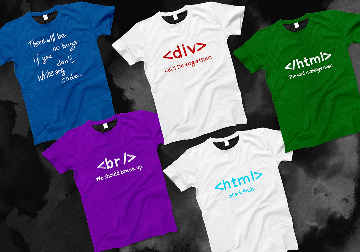 coding t shirt deisgn preview