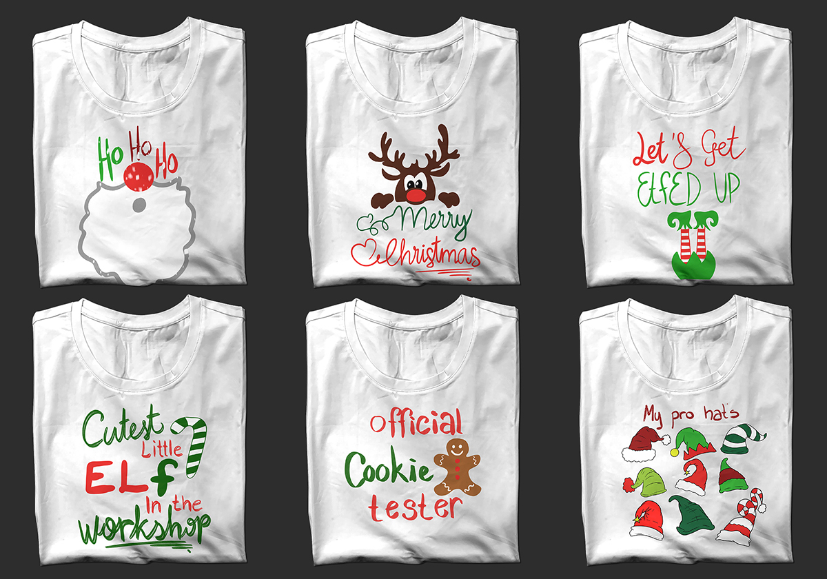 christmas designs on t shirts
