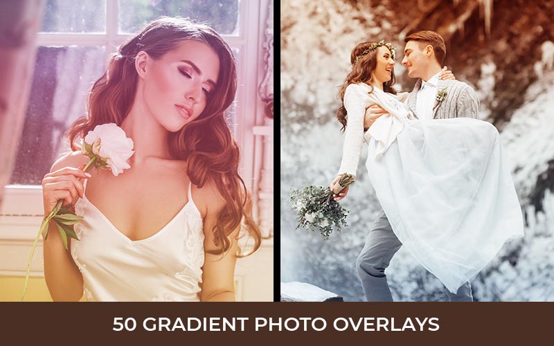 gradient photo overlays