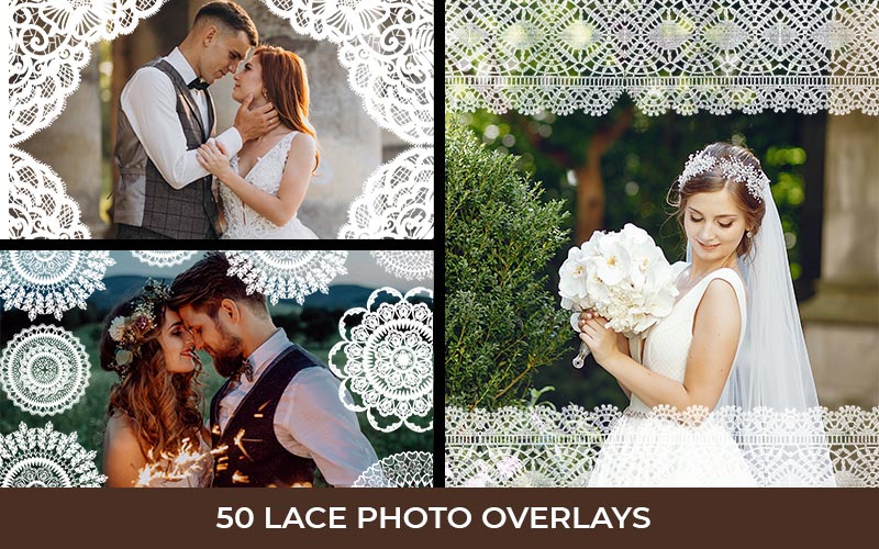 lace photo overlays