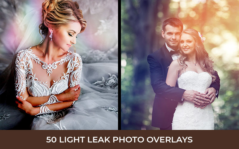 light leak photo overlays