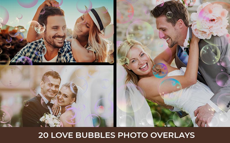 bubbles photo overlays