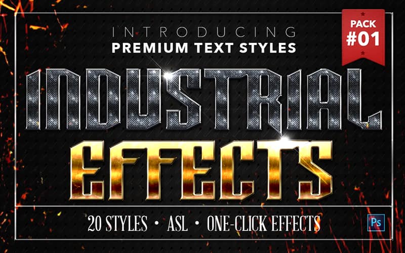 Industrial Text Effects