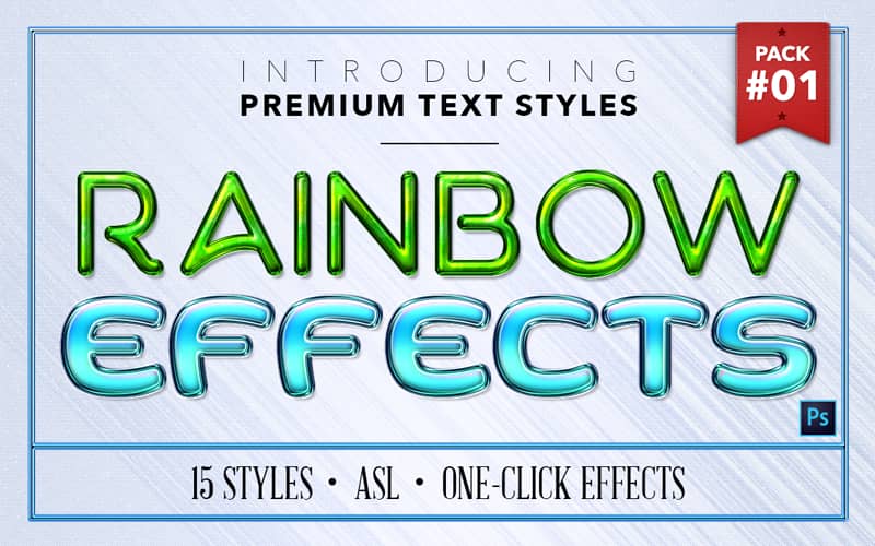 photoshop rainbow text, rainbow text photoshop
