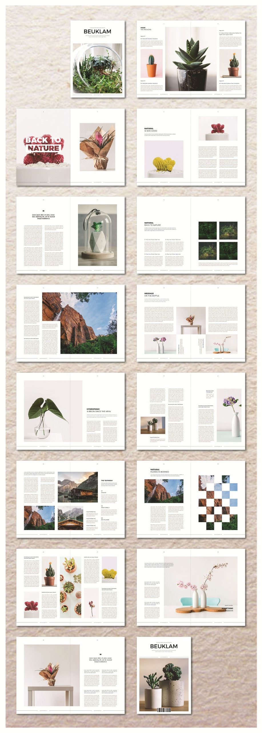 Beuklam Magazine Templates Preview Image