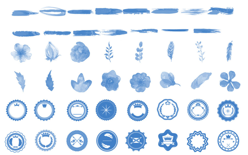 890 Bundle Of Amazing Brushes Preview