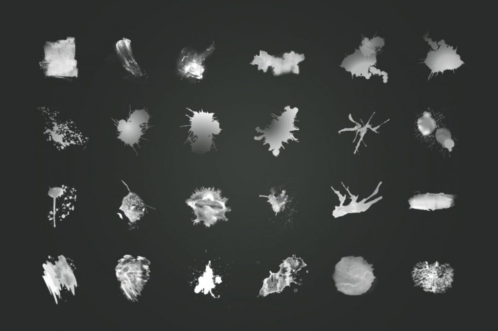 136 PS Brushes – Dust, Smoke, Watercolor, Blood Preview