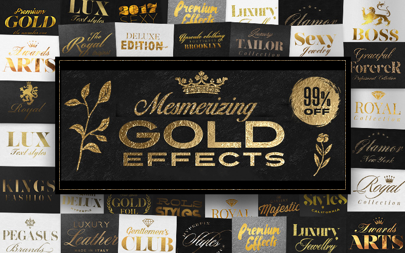 Gold effects bundle