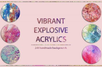 Acrylic backgrounds bundle