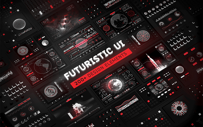 Futuristic UI Kit 01