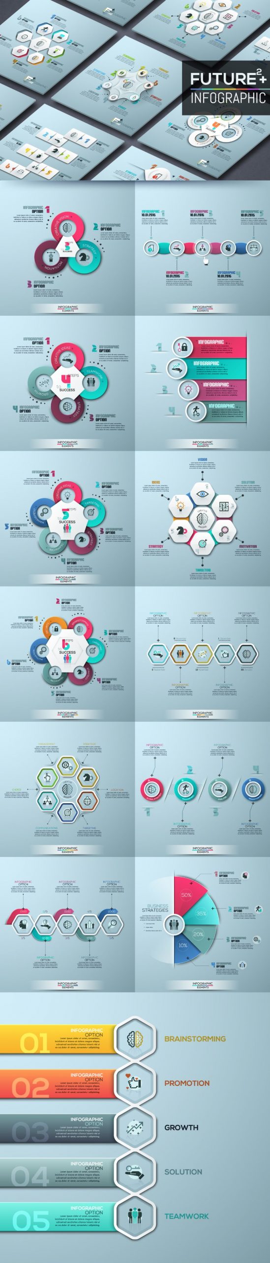 future +2 infographic elements preview
