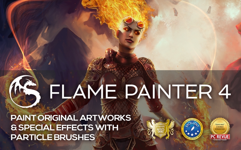 Flame Painter Banner