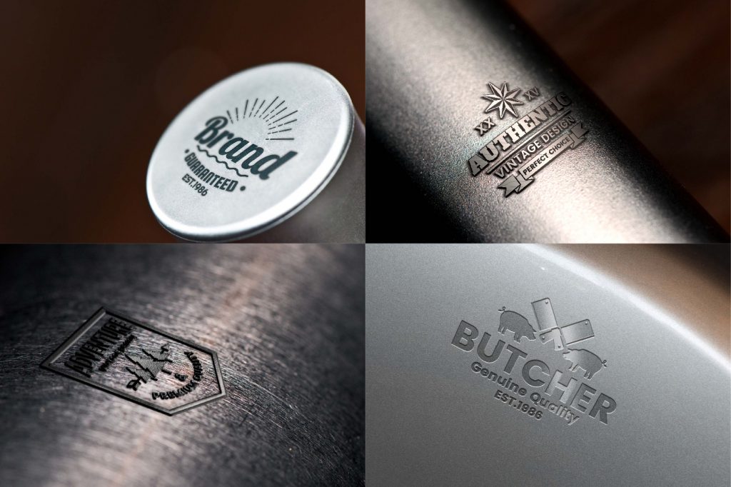 Application Of Vintage Badge Designs Included In The Bundle