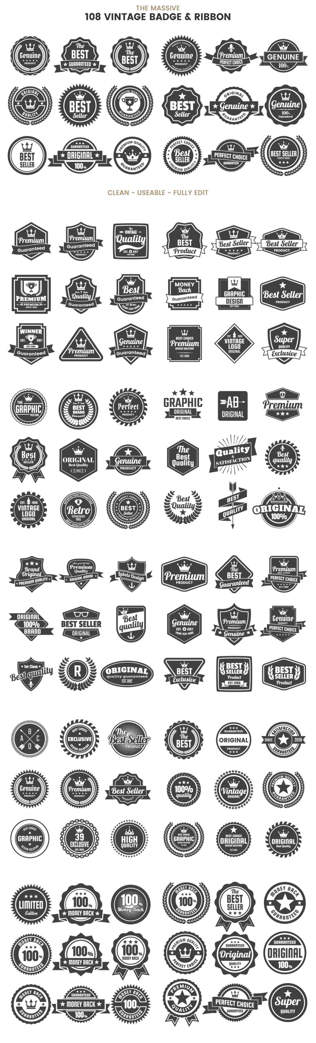 Vintage Badge Preview