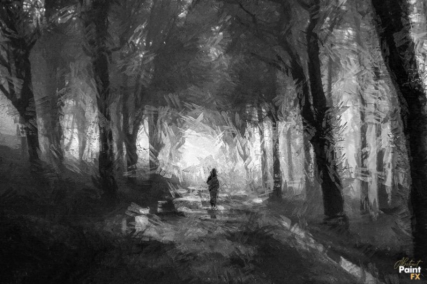 A preview of the an abstract photoshop paint effect used on a gray forest' image
watercolor painting effect in photoshop
watercolor painting photoshop tutorial
watercolor photoshop tutorial