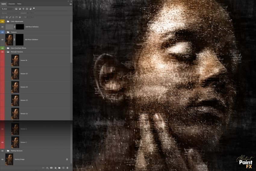 A preview of the an abstract photoshop paint effect used on a woman's image
photoshop oil painting effect plugin
photoshop plugin oil paint effect art
watercolor brush effect photoshop