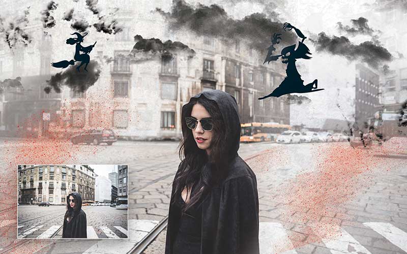 halloween overlay free