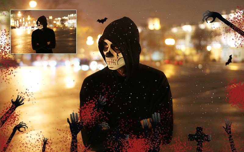 halloween overlay free