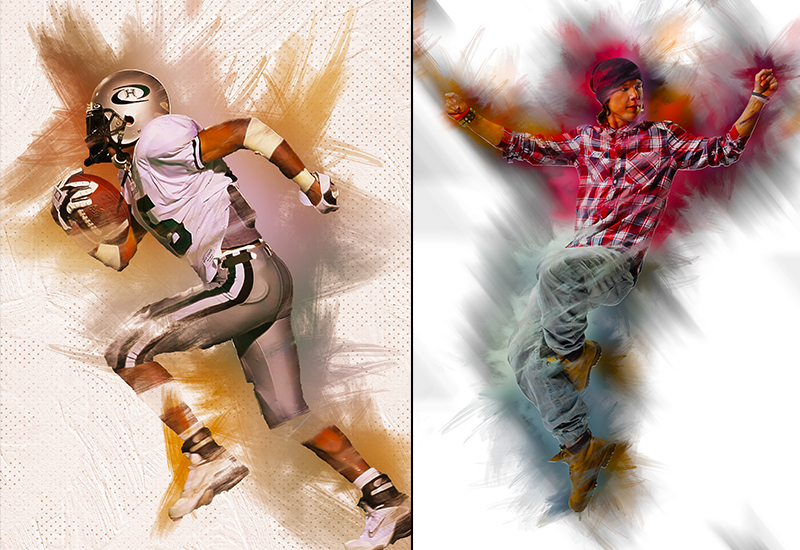 Size-Type-Photoshop Action Preview