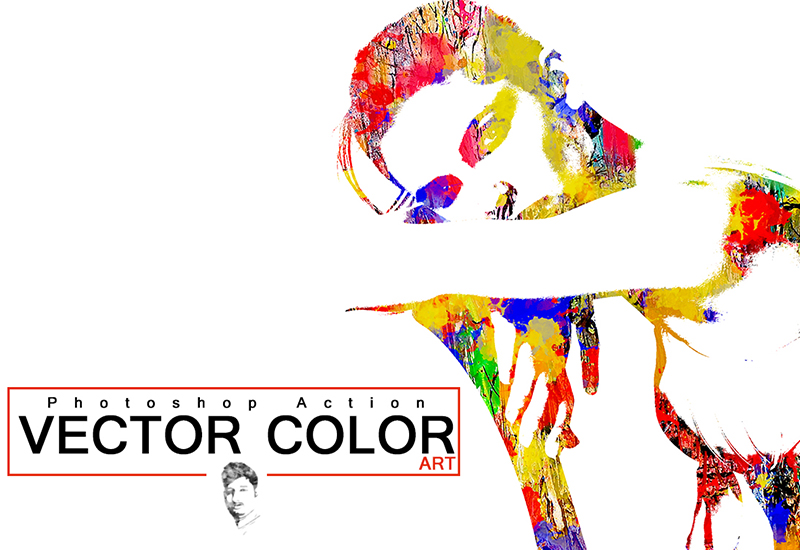 Vector Color ART Photoshop Action