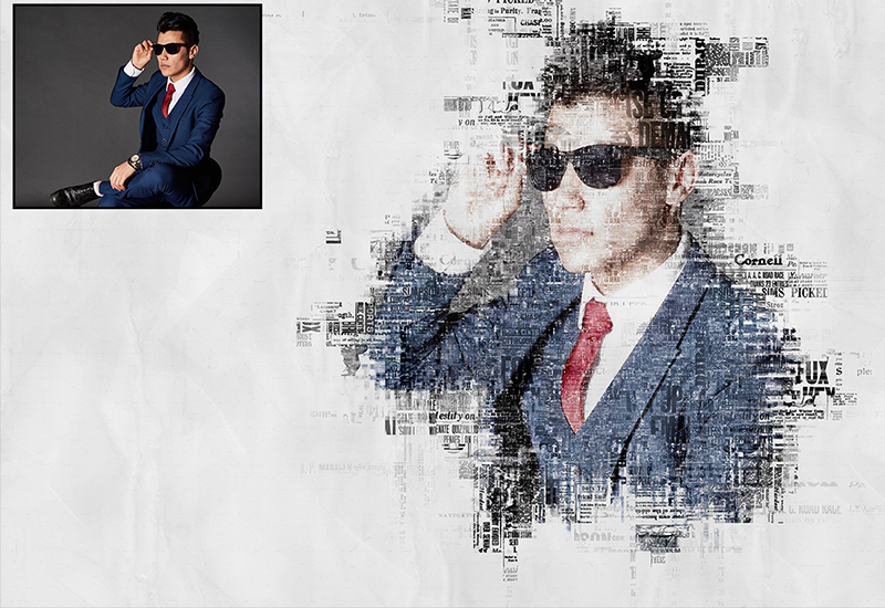 Paper Art v2 Photoshop Action Preview
